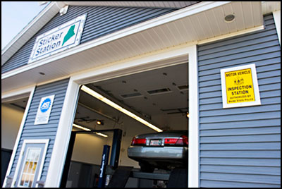 Maine Inspection Sticker Stations